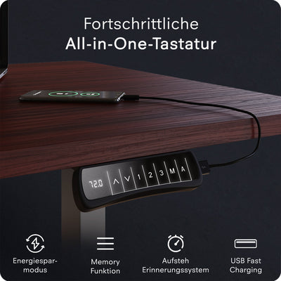 DESQUP PRO | Electrically height-adjustable desk 