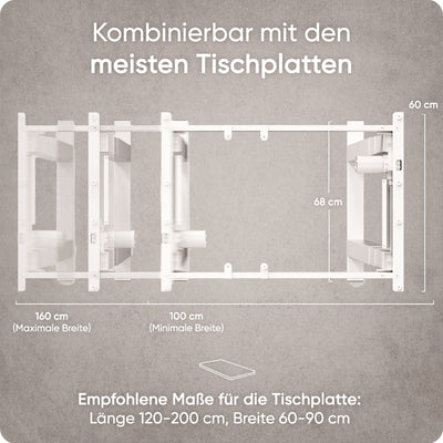 DESQUP TITAN | Elektrisch höhenverstellbarer Schreibtisch