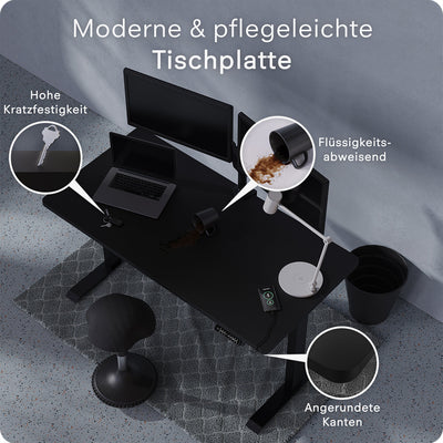 DESQUP PRO | Elektrisch höhenverstellbarer Schreibtisch