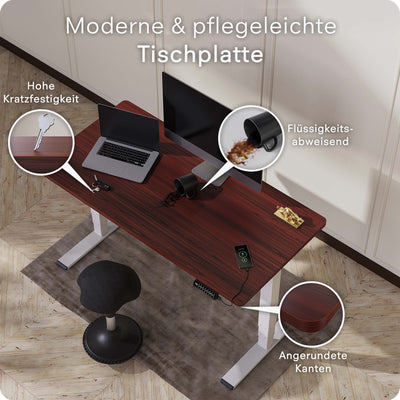 DESQUP PRO PLUS | Elektrisch höhenverstellbarer Schreibtisch