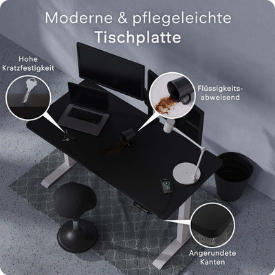 DESQUP PRO | Elektrisch höhenverstellbarer Schreibtisch