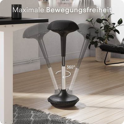 DESQUP WOBBLE | Ergonomic sitting &amp; standing stool 